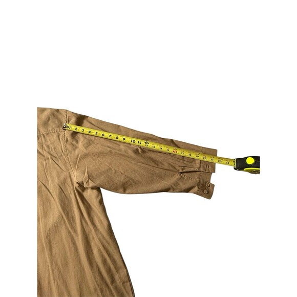 Ava & Viv Women's Long Sleeve Tan Relaxed Fit Button-Down Shirt Sz 3x - Picture 7 of 15